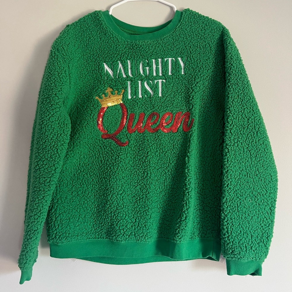 Christmas Sweater “Naughty List Queen”